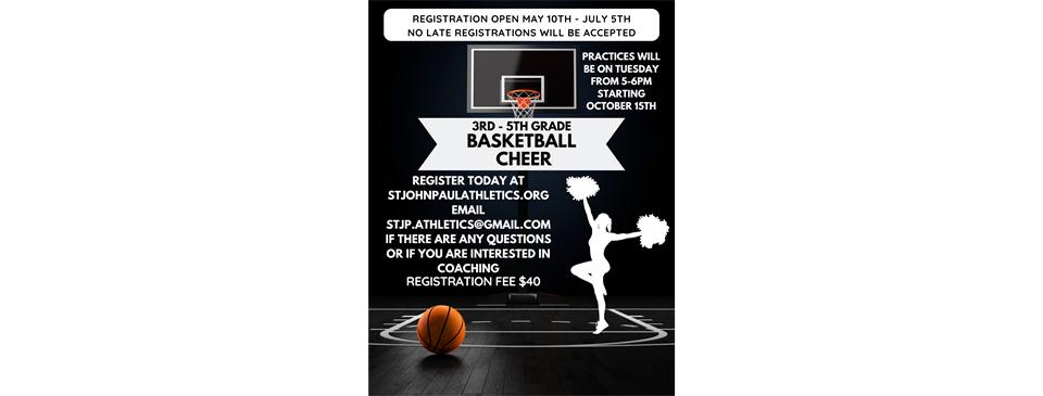 Basketball Cheer Registration