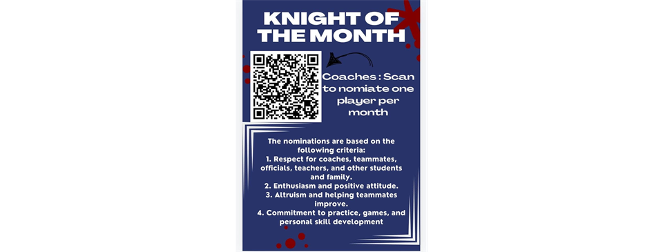 Knight of the Month